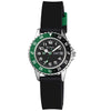 Tikkers Boys Black Silicone Strap Time Teacher Watch TK0139