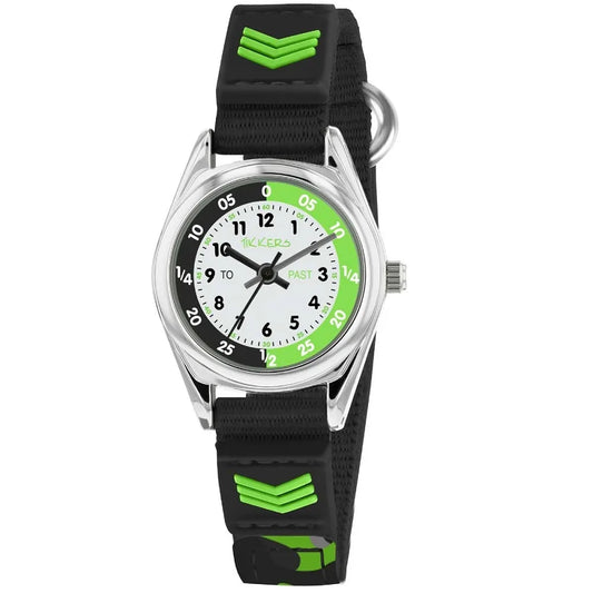 Tikkers Boys Black Nylon Strap Camo Watch TK0154