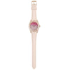 Tikkers Girls ανοιχτό ροζ λουράκι PU Ombre Glitter Dial Ρολόι TK0176