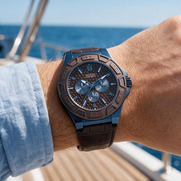 Guess MultiFunction Leather Strap