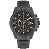 TOMMY HILFIGER Jameson Chrono Black Steel Bracelet 1792218