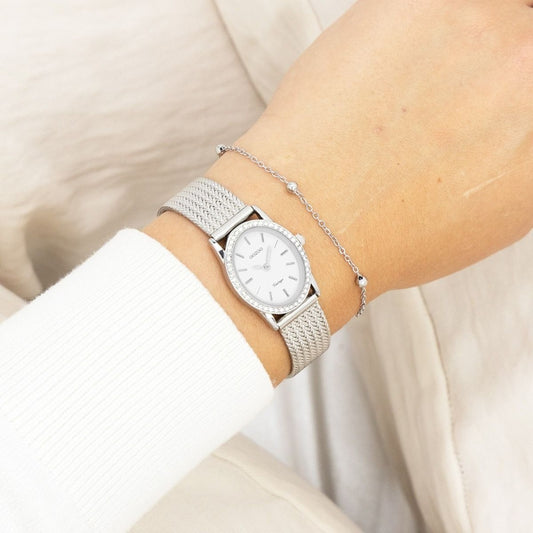 OOZOO Vintage Silver Metallic Bracelet C20430