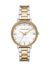 Michael Kors Watch Γυναικείο Ρολόι 38mm Μπαταρίας με Ασημί Μεταλλικό Μπρασελέ MK4918