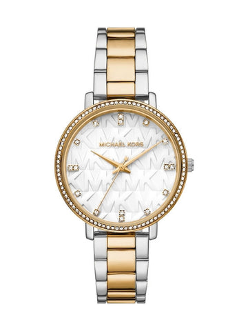 Michael Kors Watch Γυναικείο Ρολόι 38mm Μπαταρίας με Ασημί Μεταλλικό Μπρασελέ MK4918
