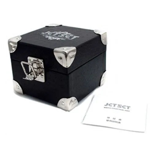 Jet Set San Remo Black Leather Strap