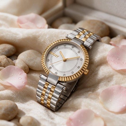 DKNY Essential Glitz Silver Stainless Steel Bracelet