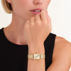 Rosefield Octagon XS Champagne Gold Stainless Steel Bracelet