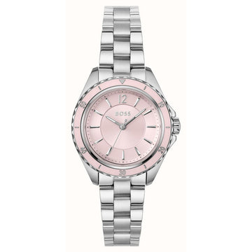 BOSS Ladies Sage Aqua Pink Dial Bracelet Watch 1502847