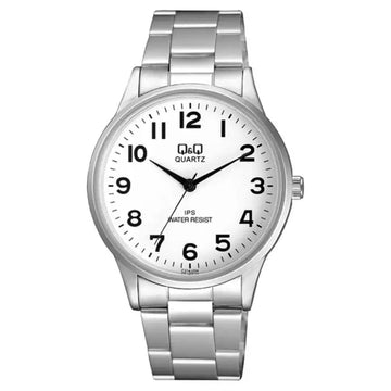 Q&Q Silver Stainless Steel Bracelet C214J204Y