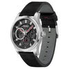 Hugo Boss Skeleton Black Leather Strap