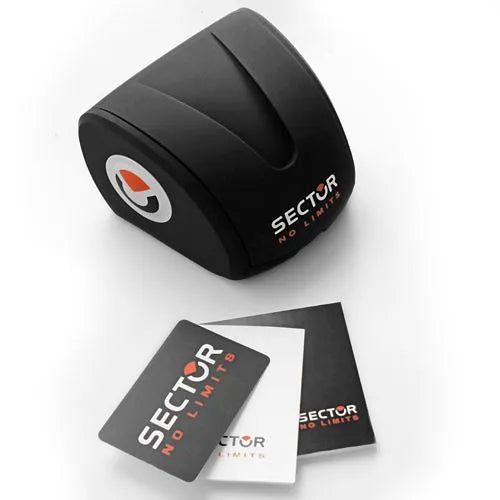Sector Blackangle Black Leather Strap