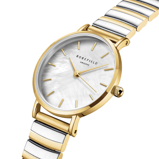 Rosefield Small Edit Two Tone Stainless Steel Bracelet