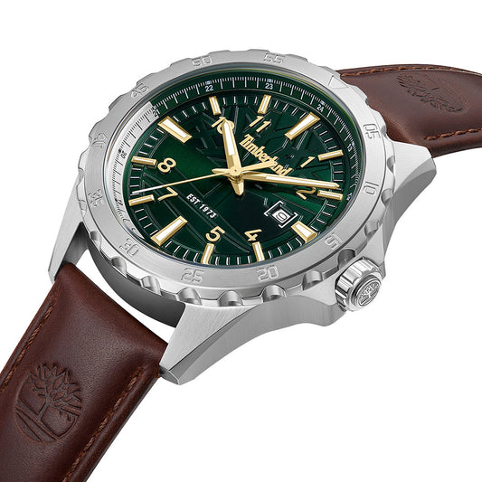 Timberland Day Pond Brown Leather Strap