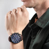 Timberland Managate Choronograph Brown Leather Strap