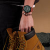 Timberland Henniker II Multifunction Brown Leather Strap