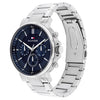 Tommy Hilfiger Tyson Multifuction Silver Stainless Steel Bracelet