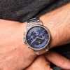 Tommy Hilfiger Tyson Multifuction Silver Stainless Steel Bracelet